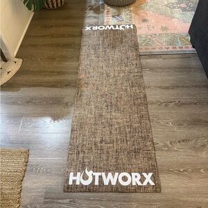 HOTWORX Brown Fitness Mat - Non-Slip Home Exercise Mat